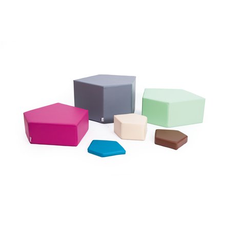 Traseu de motricitate Stoneware, 6 piese, cu certificat Oeko-Tex, cresa si gradinita - poza 1