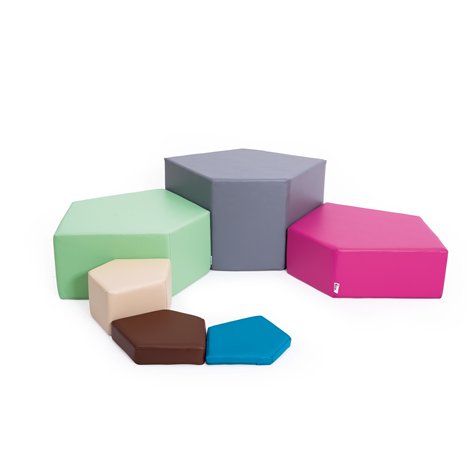 Traseu de motricitate Stoneware, 6 piese, cu certificat Oeko-Tex, cresa si gradinita - poza 3