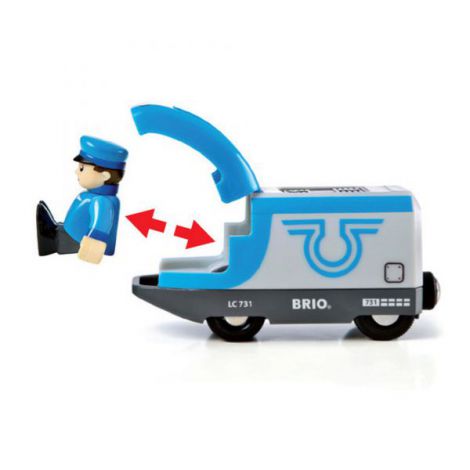 Tren de calatori cu baterii 33506 Brio - poza 4