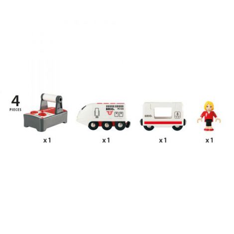 Tren de calatori cu telecomanda 33510 Brio - poza 5
