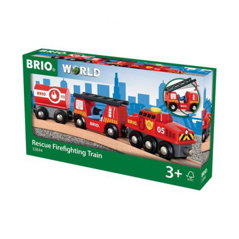Tren de pompieri 33844 Brio - poza 1