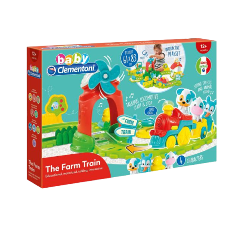 Tren interactiv cu animalute de la ferma 17385 Clementoni - poza 1