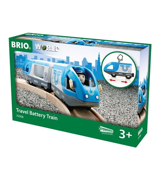 Trenulet de calatori cu baterii Brio - poza 2