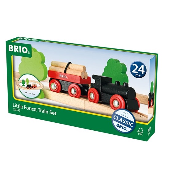 Trenulet forestier cu sina de lemn Brio - poza 2