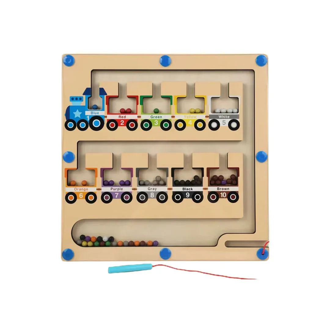 Trenuleț Magnetic al culorilor și numerelor, 3 ani+ - Default Title