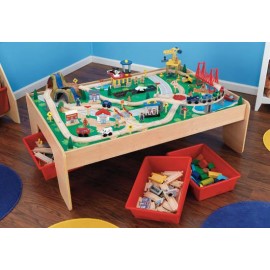 Trenulete cu cascada si masa de joaca Kidkraft - poza 3