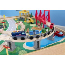 Trenulete cu cascada si masa de joaca Kidkraft - poza 5