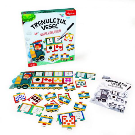 Trenuletul Vesel Numere Forme Culori - poza 3