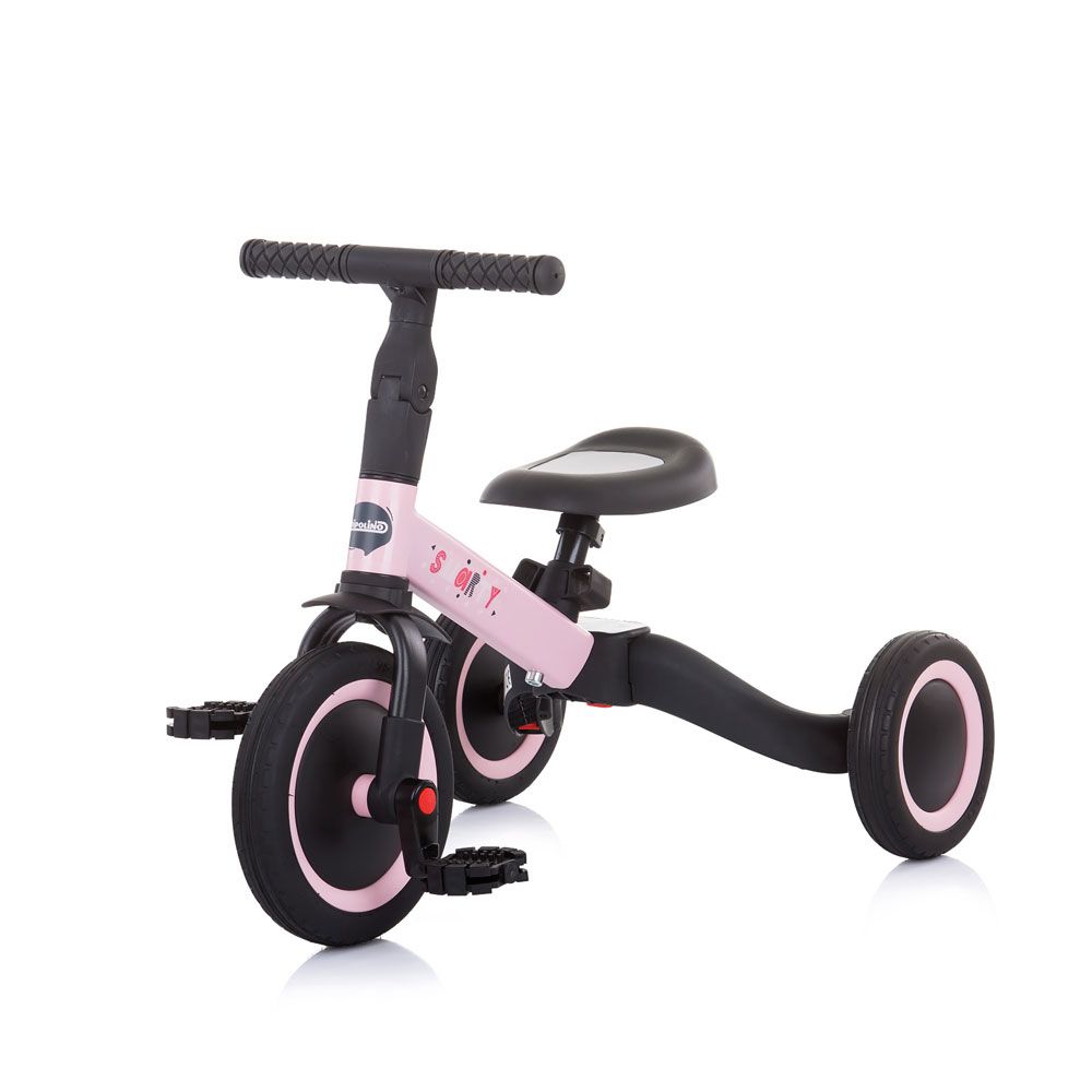Tricicleta 2 in 1 Chipolino Smarty Roz - poza 1