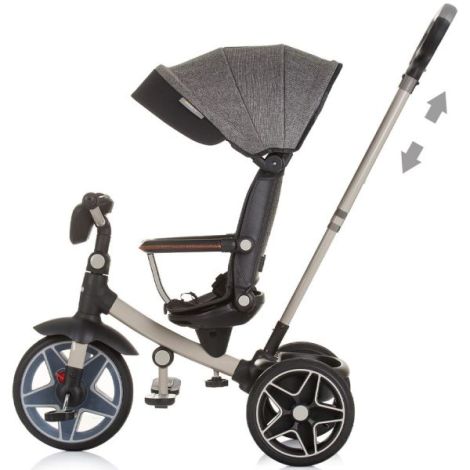Tricicleta cu copertina si sezut reversibil Chipolino Derby granite - poza 2