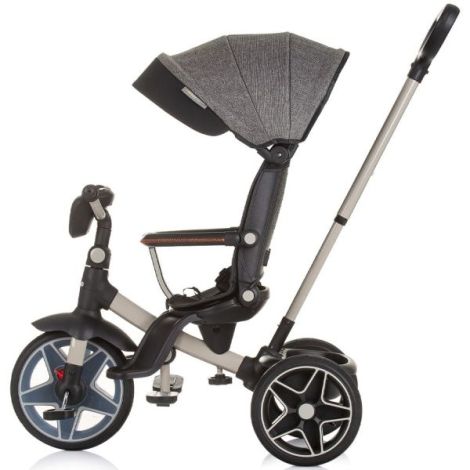 Tricicleta cu copertina si sezut reversibil Chipolino Derby granite - poza 3