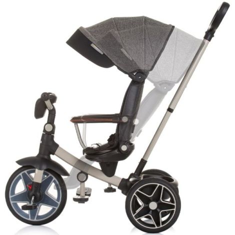 Tricicleta cu copertina si sezut reversibil Chipolino Derby granite - poza 4