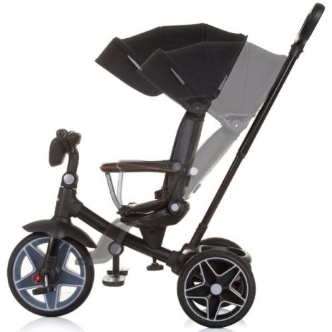 Tricicleta cu copertina si sezut reversibil Chipolino Derby obsidian - poza 4