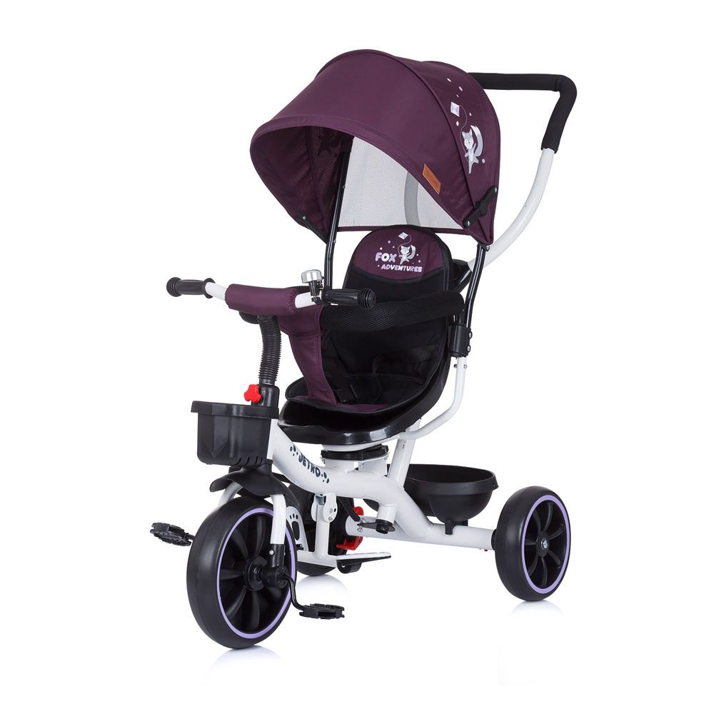 Tricicleta cu copertina si sezut reversibil Chipolino Jetro Lilac - poza 1