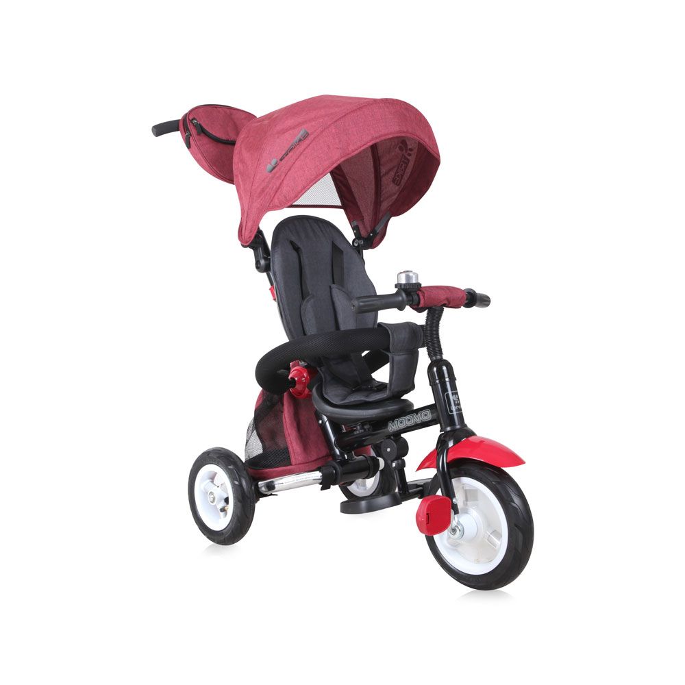 Tricicleta cu parasolar Lorelli Moovo Air Red Black - poza 1