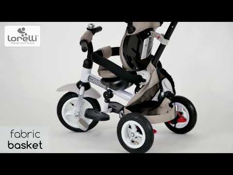 Tricicleta cu parasolar Lorelli Moovo Air Red Black - poza 2