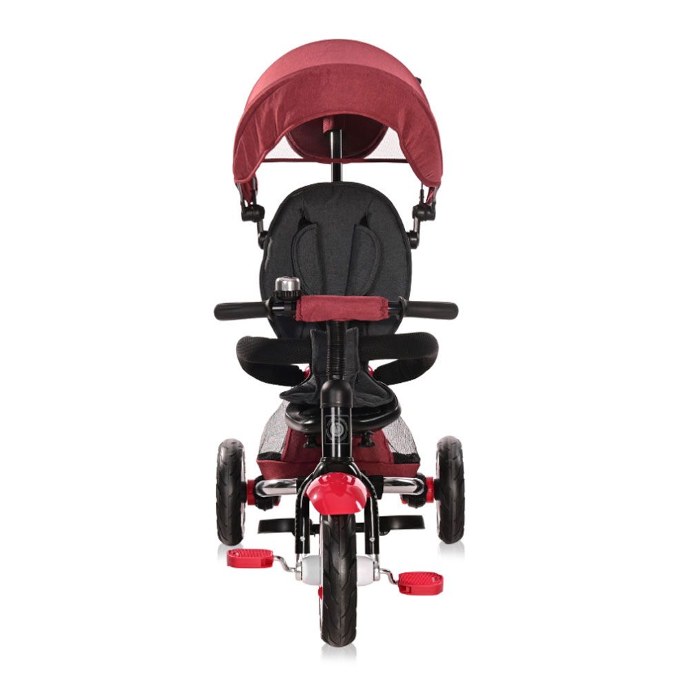 Tricicleta cu parasolar Lorelli Moovo Air Red Black Luxe - poza 4