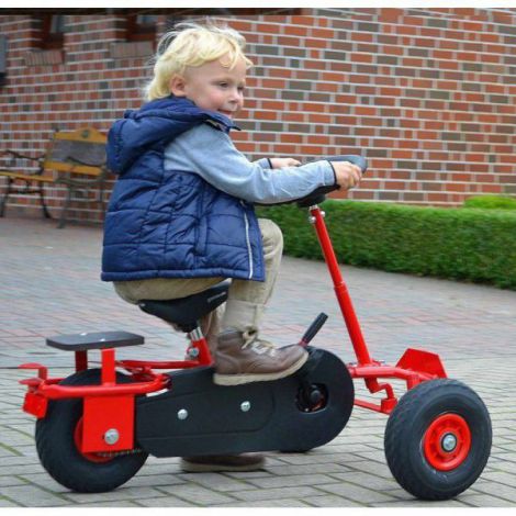 Tricicleta Cu Pedale Dino Cars Baby (rosu) - poza 2