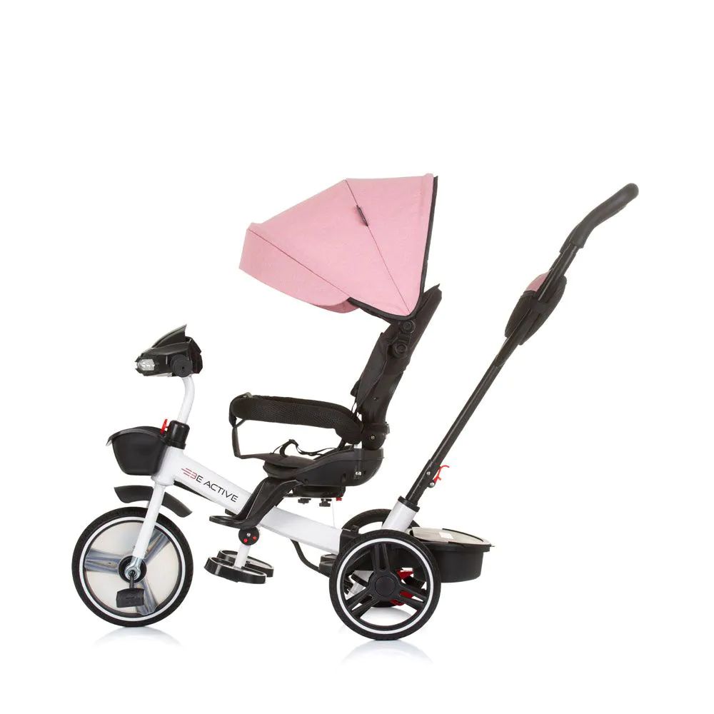 Tricicleta cu scaun reversibil Chipolino Be Active 2024 Pink - poza 3