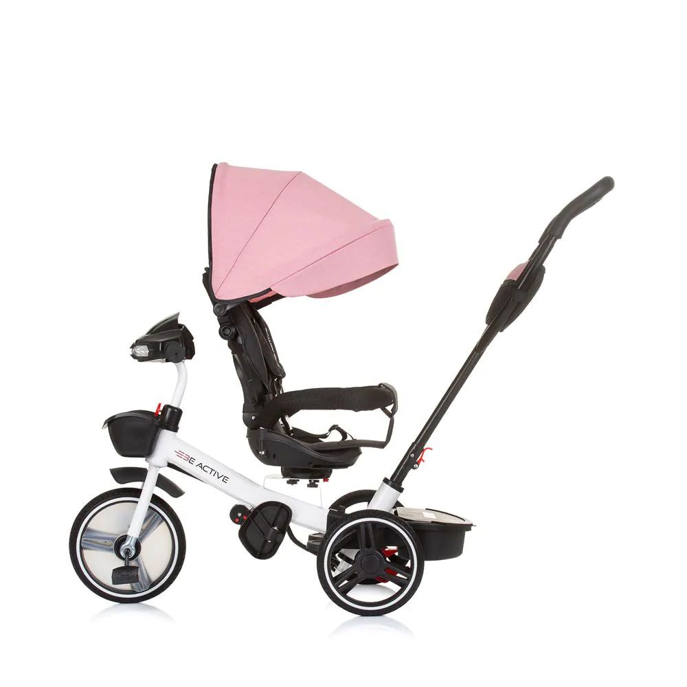 Tricicleta cu scaun reversibil Chipolino Be Active 2024 Pink - poza 5