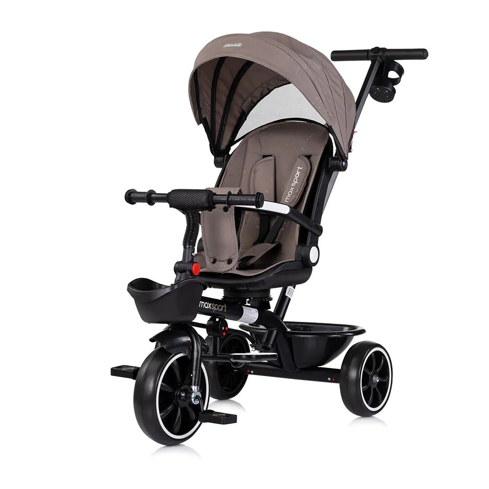 Tricicleta cu scaun reversibil Chipolino Max Sport 2025 Tiramisu - poza 1