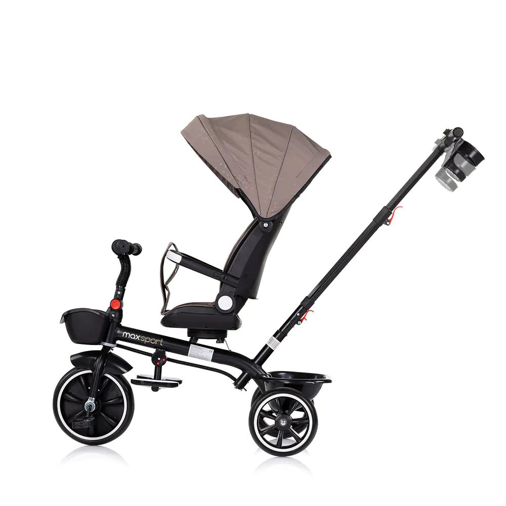 Tricicleta cu scaun reversibil Chipolino Max Sport 2025 Tiramisu - poza 3