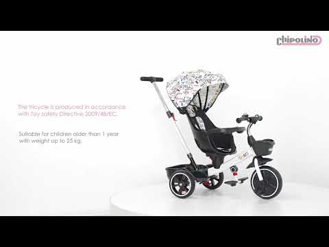 Tricicleta cu scaun rotativ Chipolino Smart 360 Albastru - poza 2