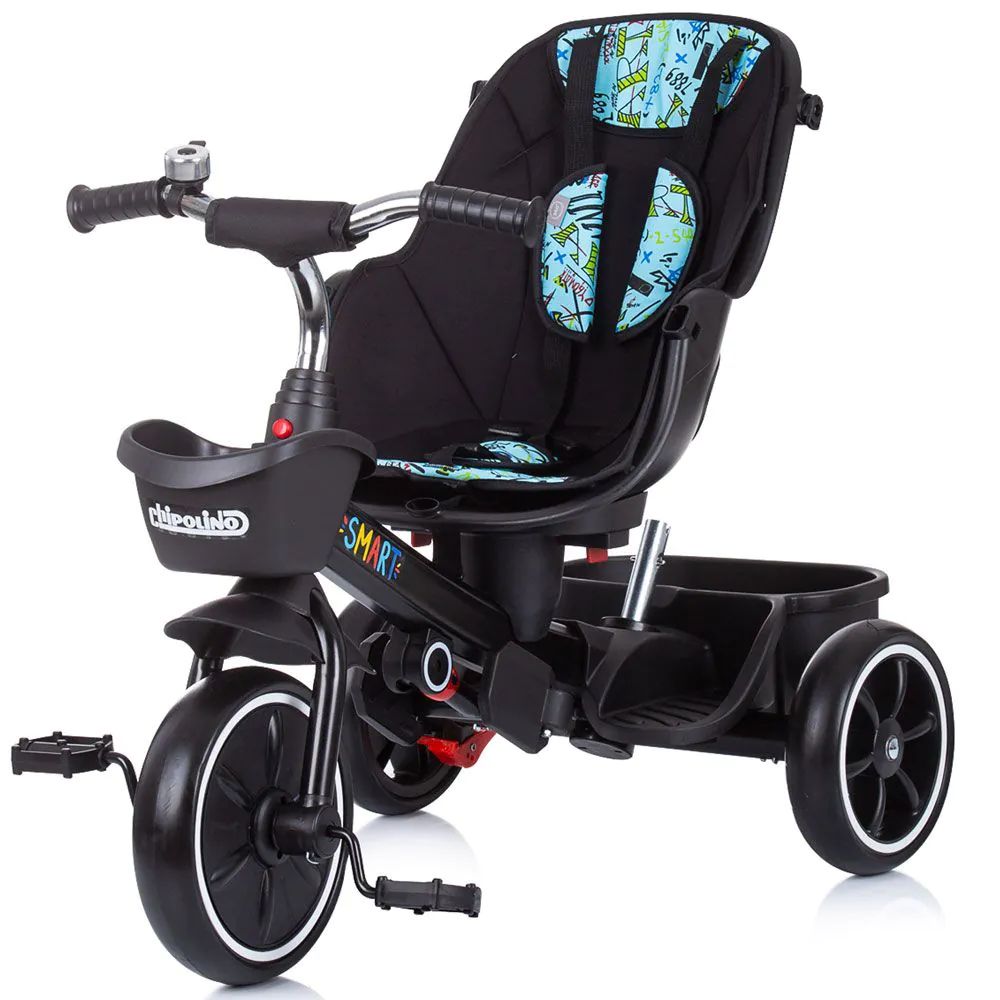 Tricicleta cu scaun rotativ Chipolino Smart 360 Albastru - poza 3