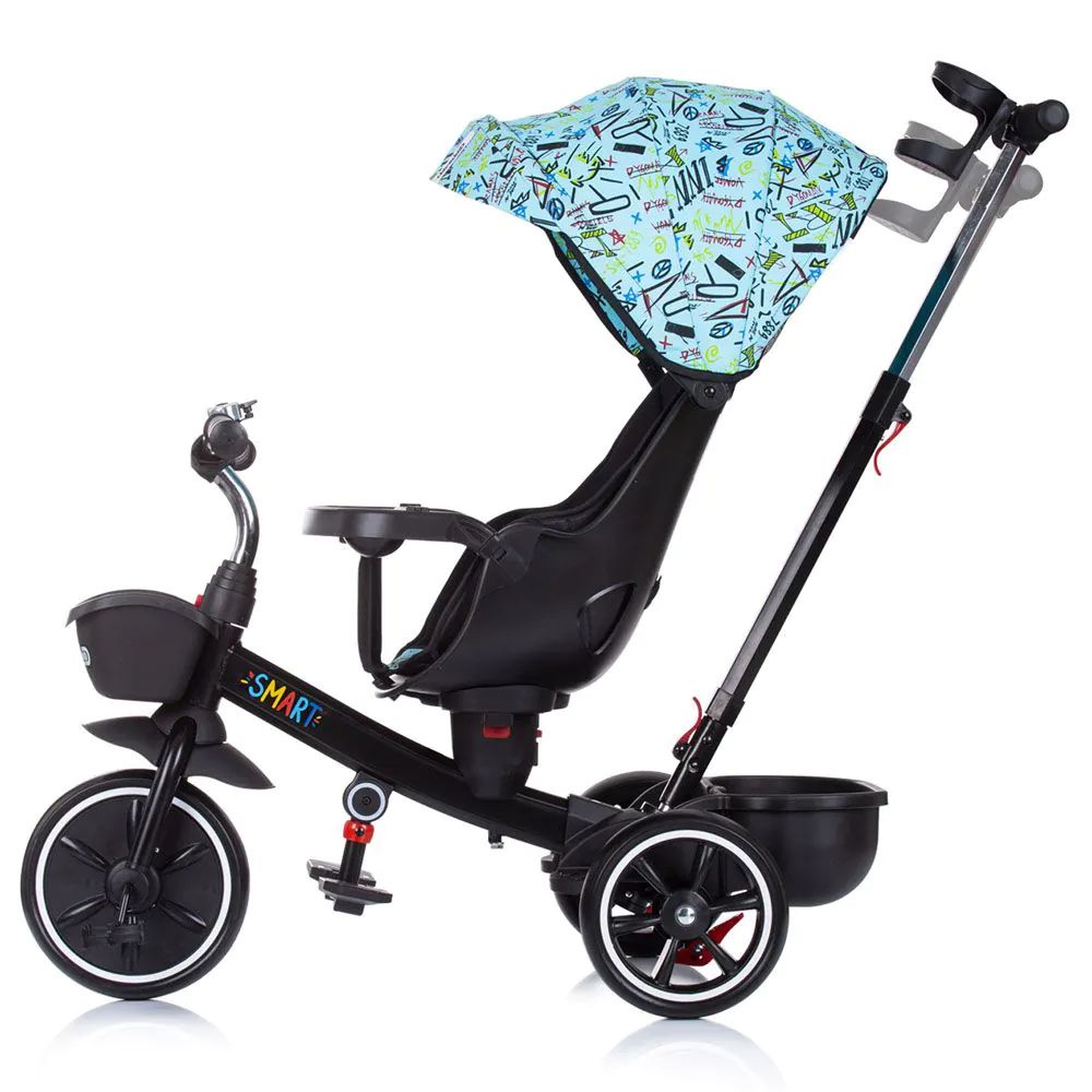 Tricicleta cu scaun rotativ Chipolino Smart 360 Albastru - poza 5