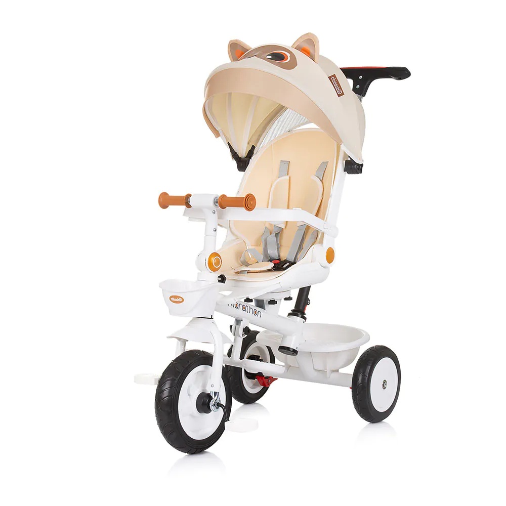 Tricicleta cu scaun rotativ si parasolar Chipolino Marathon 2025 Pisica - poza 1