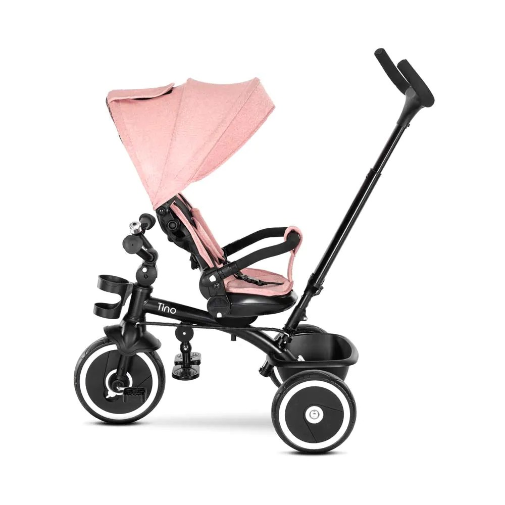 Tricicleta cu sezut reversibil Lorelli Tino Trike 360 Roz - poza 3