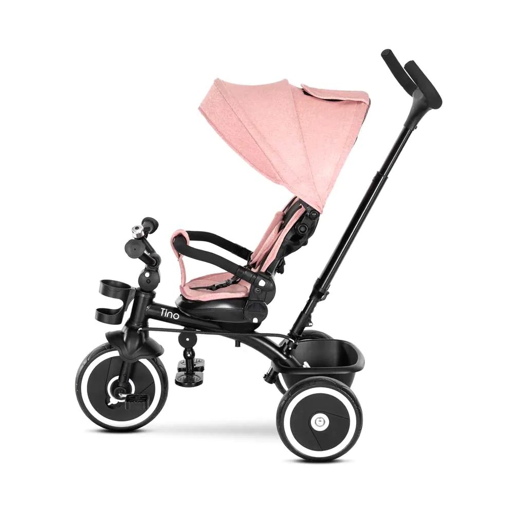 Tricicleta cu sezut reversibil Lorelli Tino Trike 360 Roz - poza 4