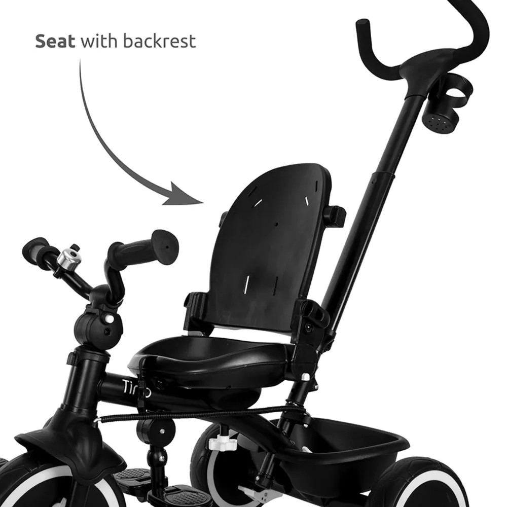 Tricicleta cu sezut reversibil Lorelli Tino Trike 360 Roz - poza 5