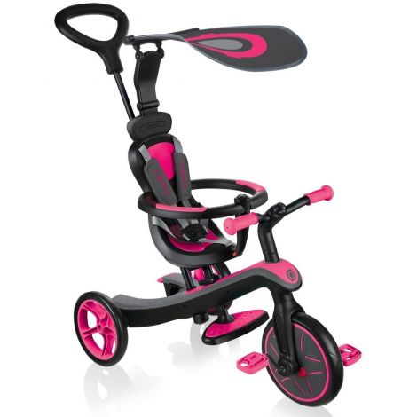 Tricicleta globber explorer 4 in 1 culoare roz