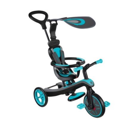 Tricicleta globber explorer 4 in 1 turquoise - poza 2