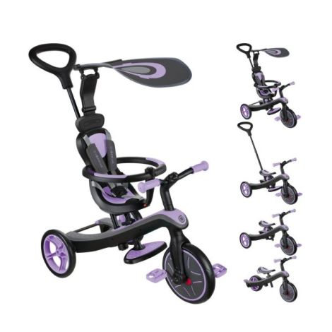 Tricicleta globber explorer 4 in 1 violet - poza 1