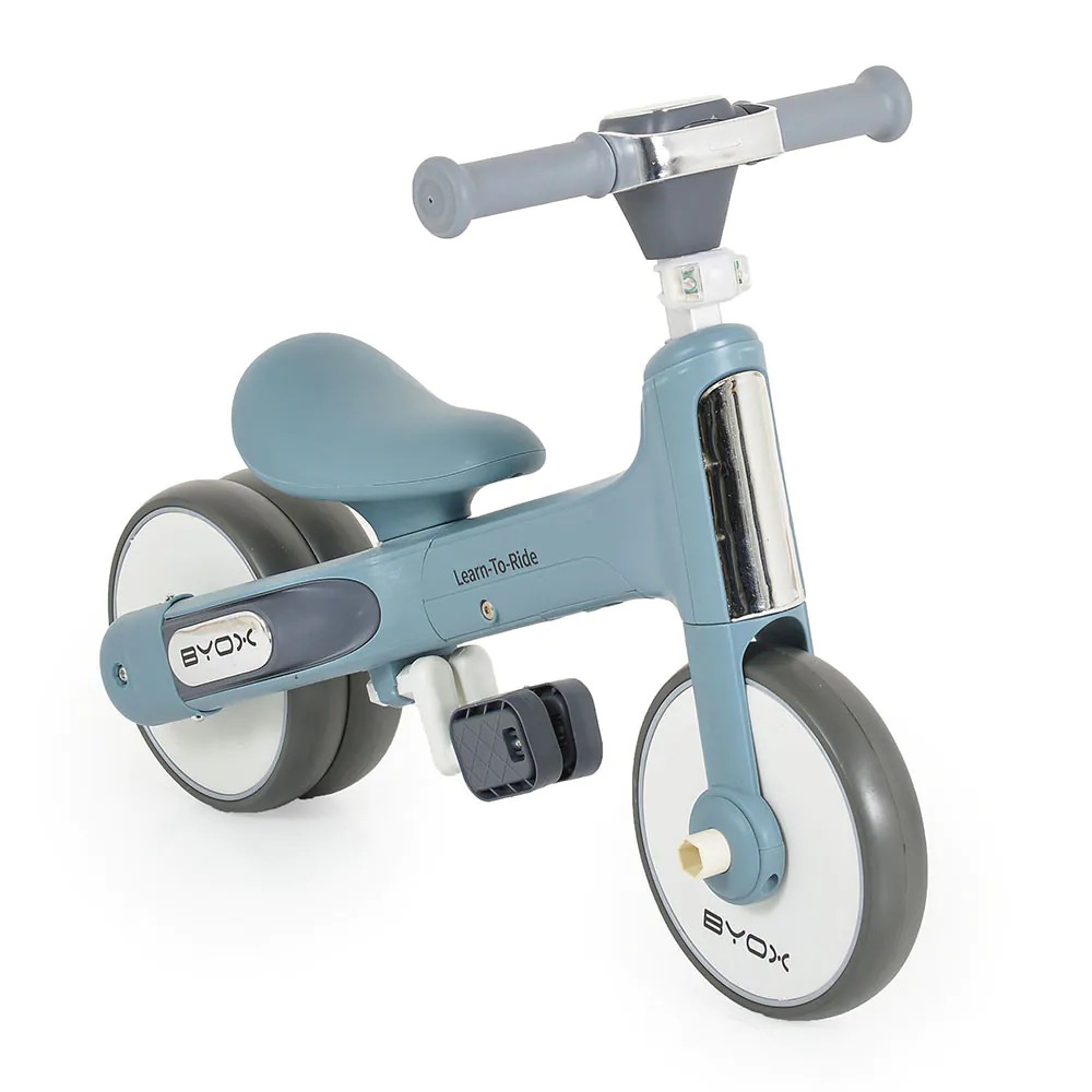 Tricicleta pliabila 2 in 1 Byox Learn To Ride Albastru - poza 2