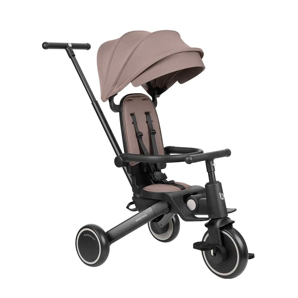 Tricicleta pliabila 8 in 1 Kikka Boo Trix 2 360 2025 Bej - poza 1