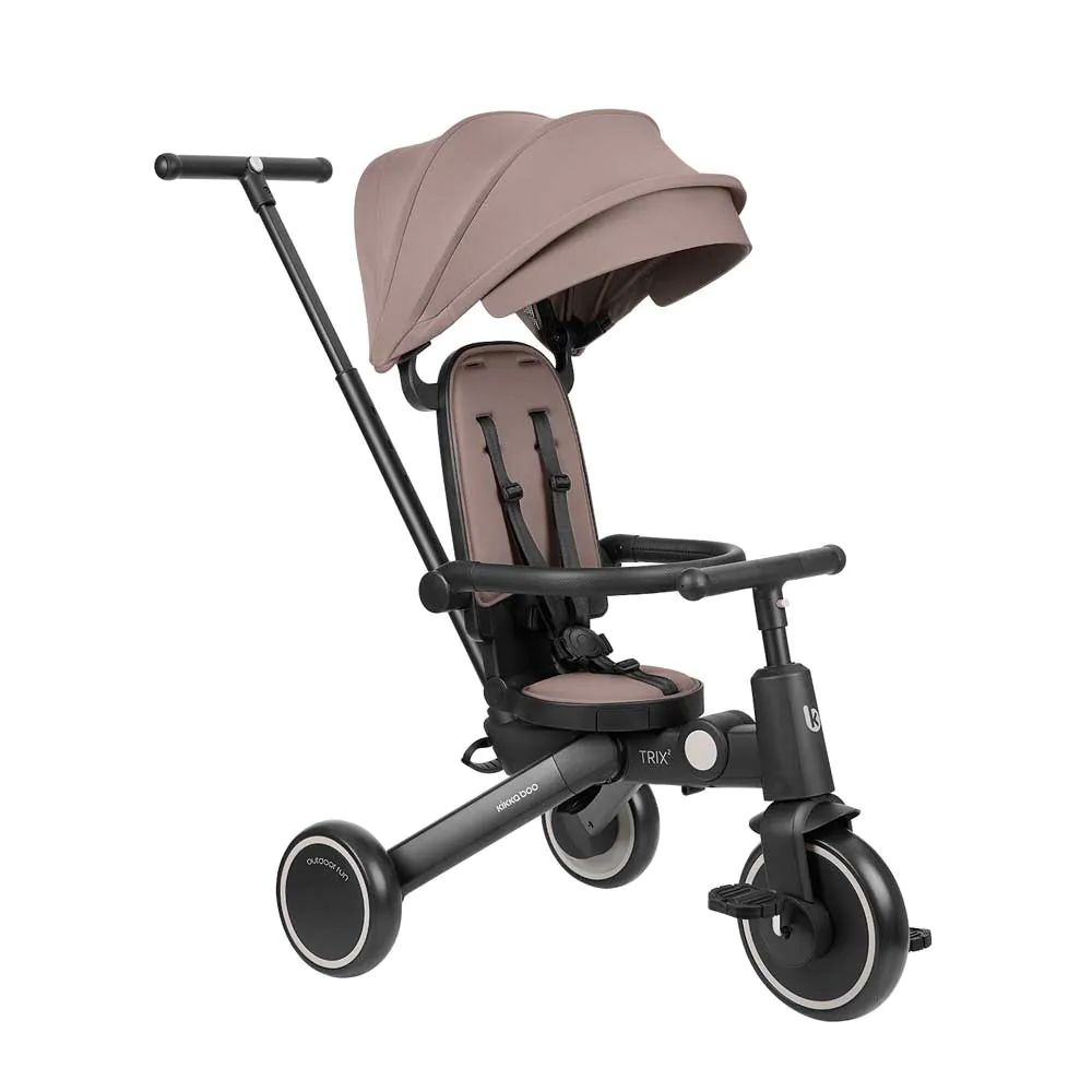 Tricicleta pliabila 8 in 1 Kikka Boo Trix 2 360 2025 Bej - poza 2