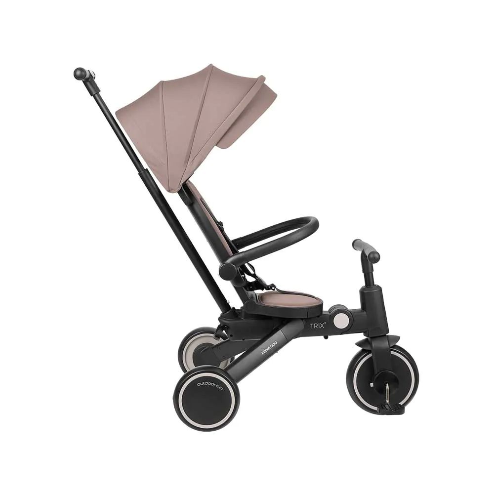 Tricicleta pliabila 8 in 1 Kikka Boo Trix 2 360 2025 Bej - poza 4