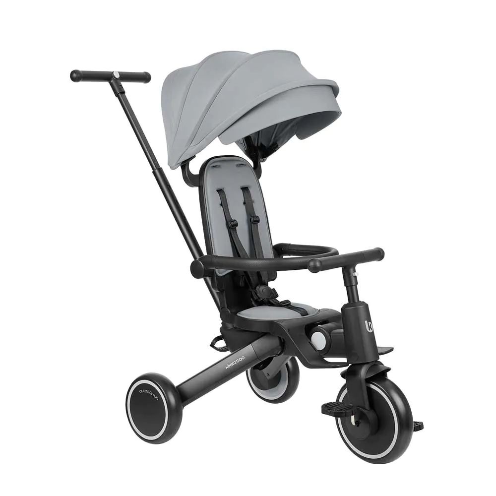 Tricicleta pliabila 8 in 1 Kikka Boo Trix 2 360 2025 Gri