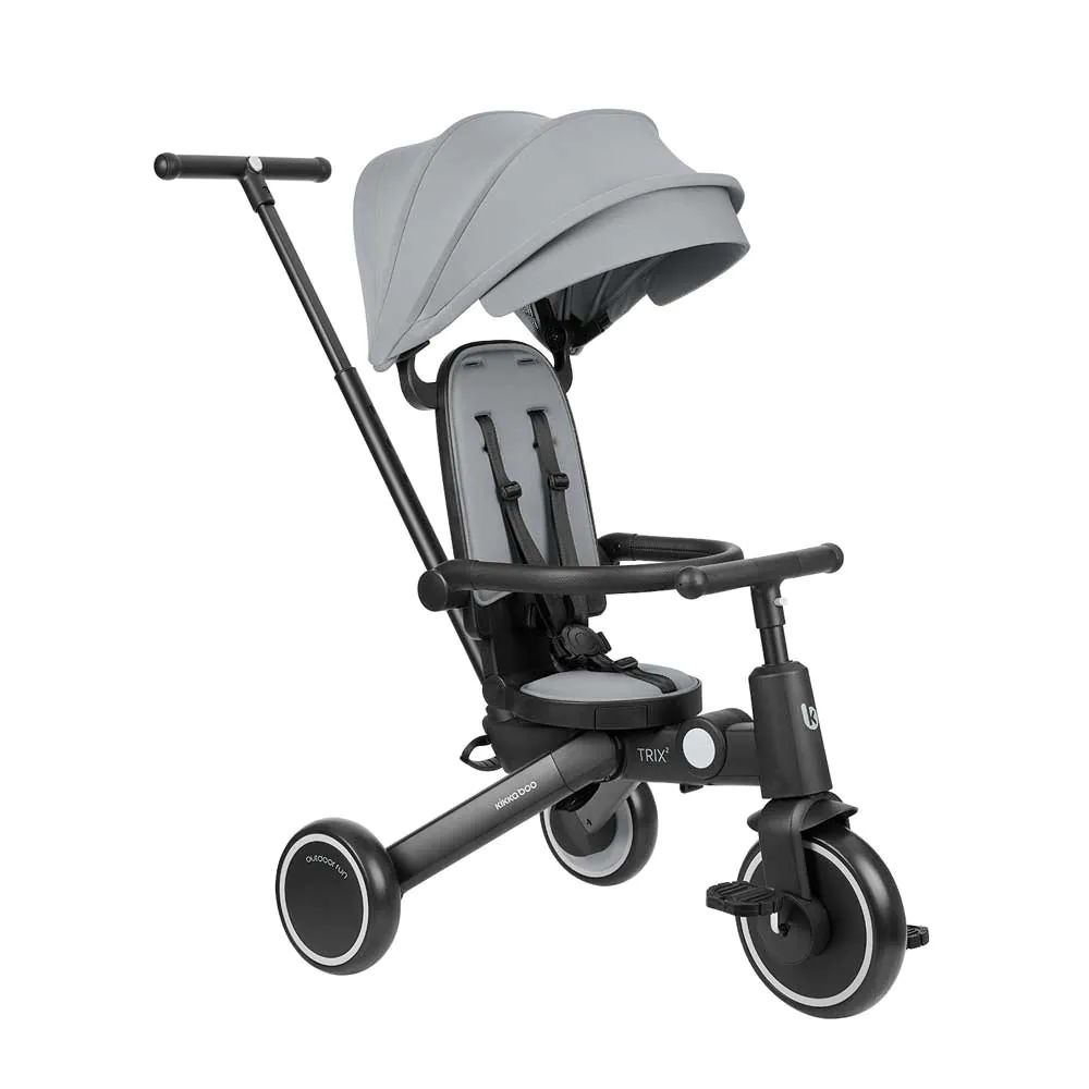 Tricicleta pliabila 8 in 1 Kikka Boo Trix 2 360 2025 Gri - poza 2