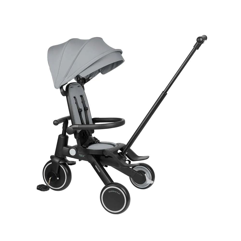 Tricicleta pliabila 8 in 1 Kikka Boo Trix 2 360 2025 Gri - poza 3