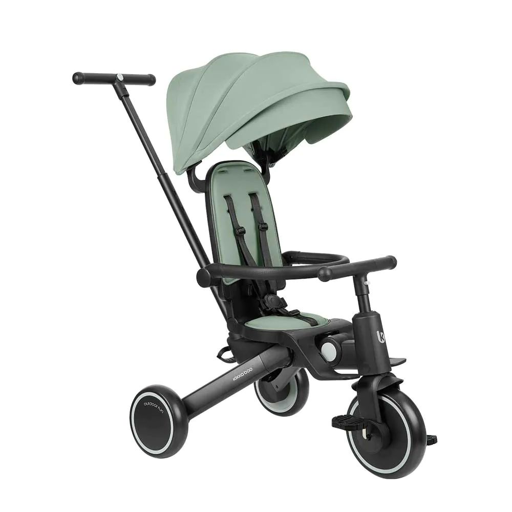 Tricicleta pliabila 8 in 1 Kikka Boo Trix 2 360 2025 Verde Menta - poza 1