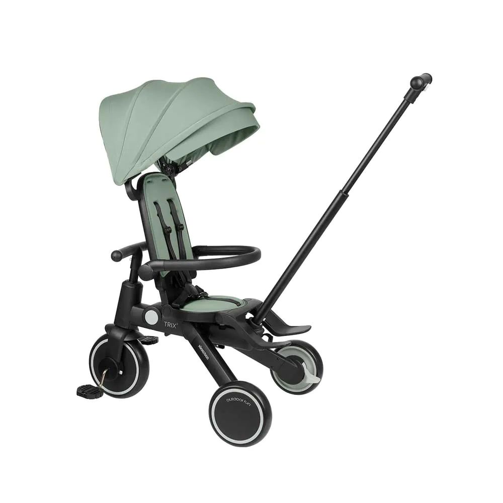 Tricicleta pliabila 8 in 1 Kikka Boo Trix 2 360 2025 Verde Menta - poza 3