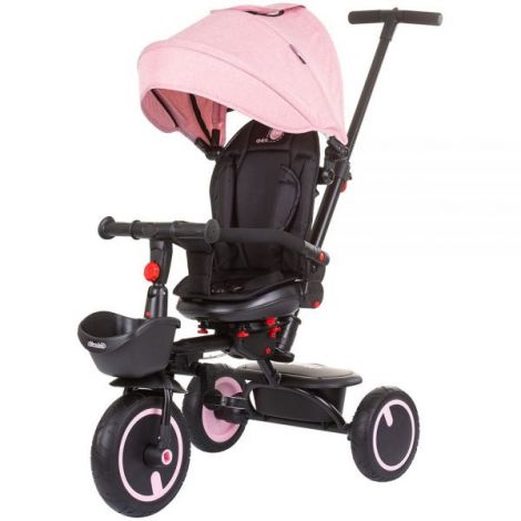 Tricicleta pliabila Chipolino Quick Fold cu sezut reversibil rose water - poza 1