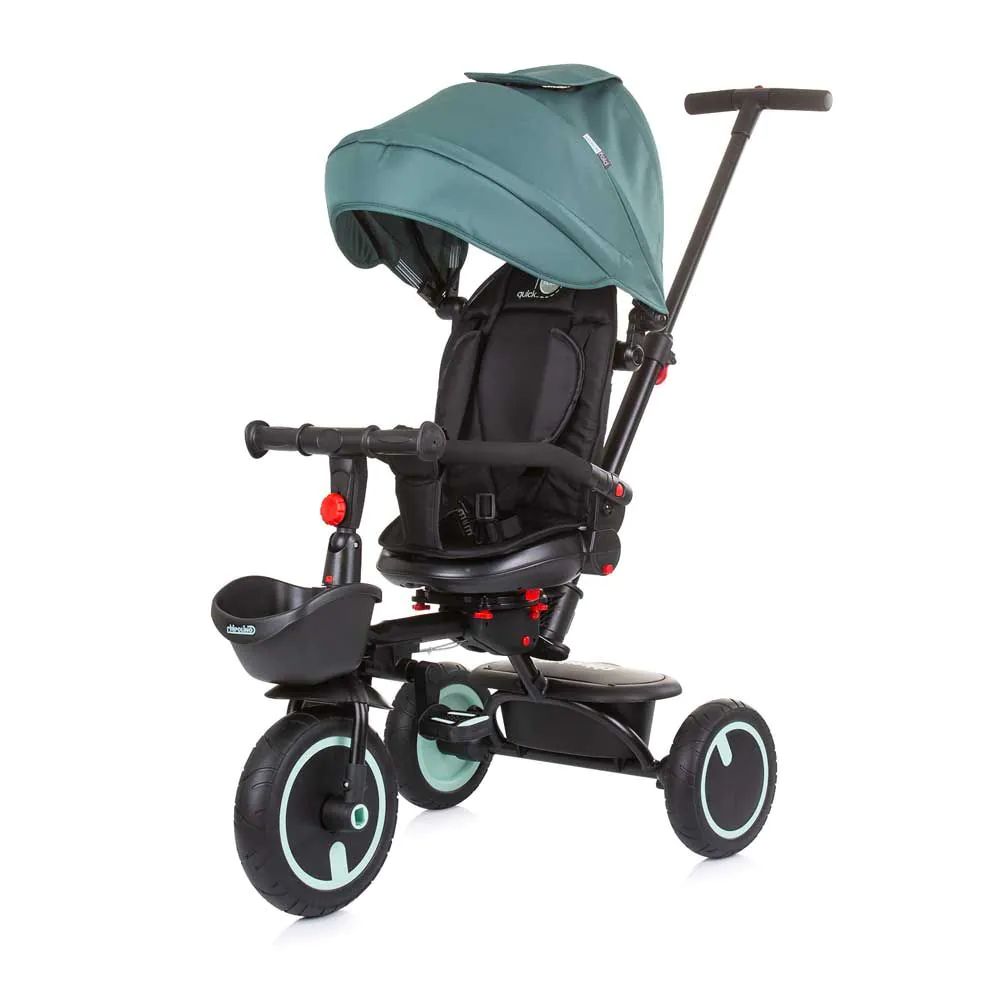 Tricicleta pliabila cu scaun reversibil 360 Chipolino Quick Fold 2023 Aloe - poza 1