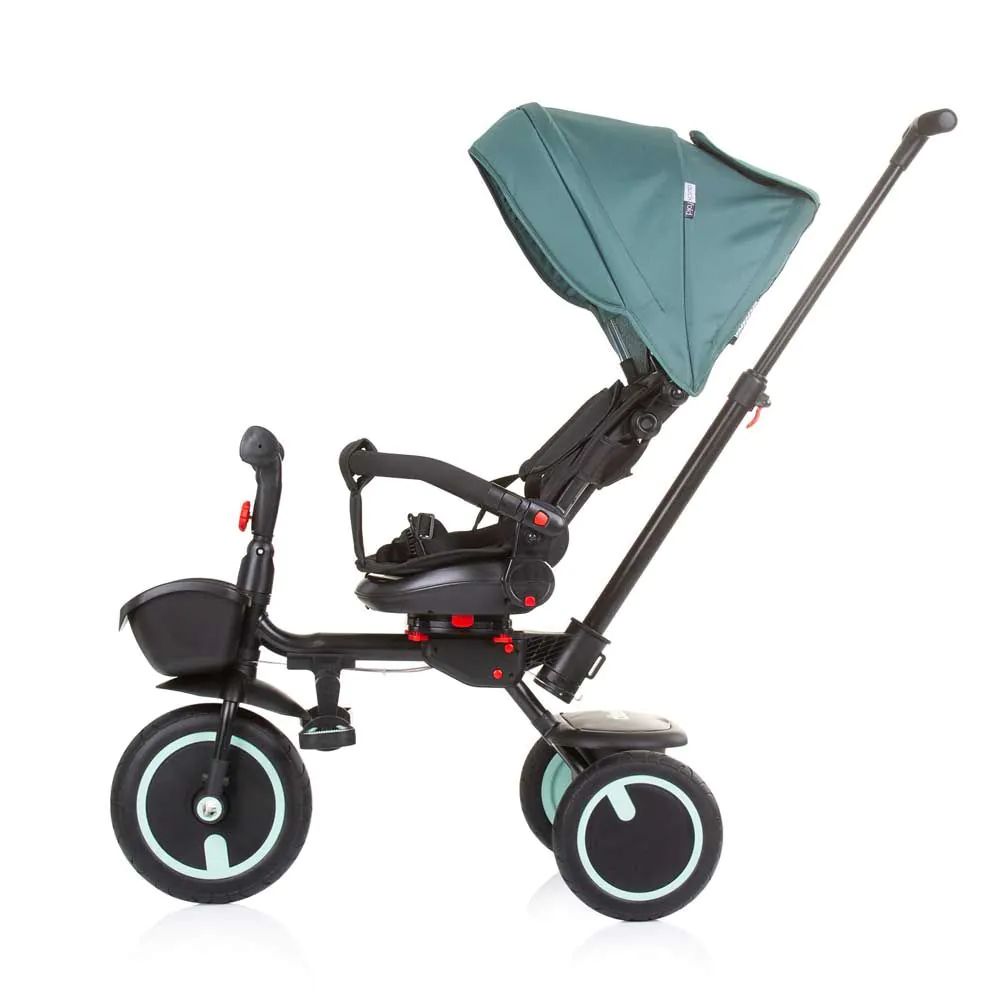 Tricicleta pliabila cu scaun reversibil 360 Chipolino Quick Fold 2023 Aloe - poza 4