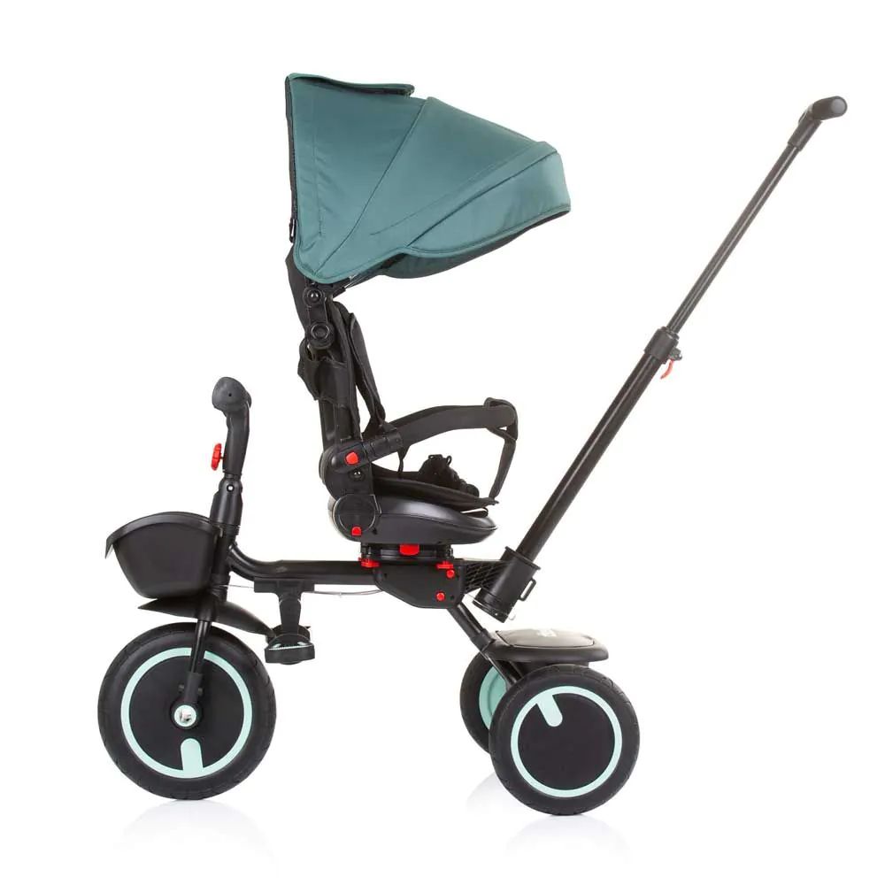 Tricicleta pliabila cu scaun reversibil 360 Chipolino Quick Fold 2023 Aloe - poza 5