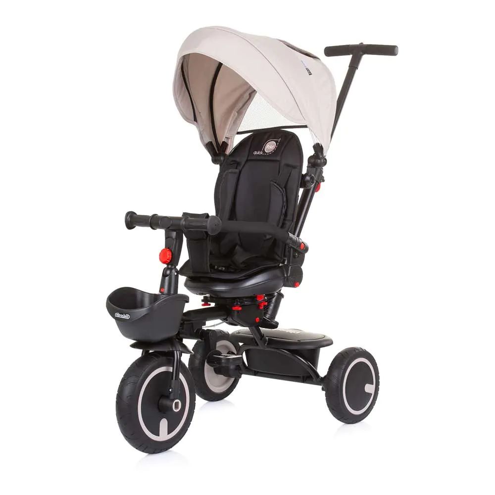 Tricicleta pliabila cu scaun reversibil 360 Chipolino Quick Fold 2023 Sand - poza 1